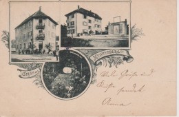 67-CRONENBOURG - 3 VUES - WIRTSCHAFT ZUM GOLDENEN ANKER - BELLE CARTE - Brumath