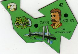 Magnets Magnet Le Gaulois Ville Europe 42 Caen Rouen - Turismo