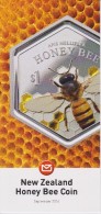 New Zealand 2016 Brochure About Honey Bee Coin - Autres – Océanie