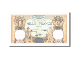 Billet, France, 1000 Francs, 1 000 F 1927-1940 ''Cérès Et Mercure'', 1940 - 1 000 F 1927-1940 ''Cérès Et Mercure''