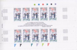 TAAF 2004 Manchot 1v  Sheetlet (unfolded)  ** Mnh (F5811A) - Unused Stamps