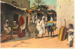 Algérie Une Rue De Village Arabe Datée De 1936 De Saida - Andere Städte
