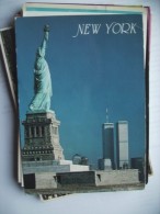 America USA NY New York Statue Of Liberty And Lower Manhattan - Freiheitsstatue
