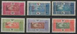 DAHOMEY - 1926/27 - SERIE COMPLETE YVERT N°79/84 * MH - COTE = 42.5 EUR. - CHARNIERES CORRECTES - Ongebruikt