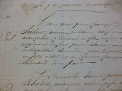 Promesse De Mariage  Montpellier Soulier/Rhodes 21/09/1835 - Manuscripten