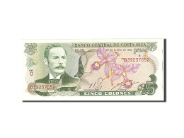 Billet, Costa Rica, 5 Colones, 1981, 1981-03-12, KM:236e, NEUF - Costa Rica