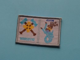 Boy Scouts Badge : AVON - WANSDYKE ( Zie Foto Voor Detail ) ! - Pfadfinder-Bewegung