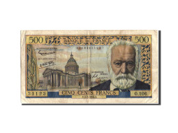 Billet, France, 500 Francs, 500 F 1954-1958 ''Victor Hugo'', 1958, 1958-09-04 - 500 F 1954-1958 ''Victor Hugo''