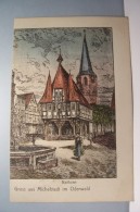 GRUSS  Aus  MICHELSTADT  Im  ODENWALD    --- RATHAUS - Odenwald