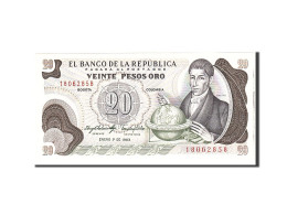 Billet, Colombie, 20 Pesos Oro, 1983, 1983-01-01, KM:409d, NEUF - Colombie