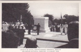 Virginia Arlington League Of Naval Destroyerman Memorial Service Arlington National Cemetery 12 August 1966 Artvue - Arlington