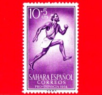 Nuovo - MNH - SAHARA SPAGNOLO - 1954 - Atletica - Corsa - Running - 10+5 - Sahara Espagnol