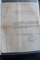 Document Pour Une Subvention Du Vice Rectora De La Guadeloupe Pointe à Pitre 1949 - Historische Dokumente
