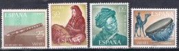 Serie Completa SAHARA Español, Colonia, Dia Del Sello 1969, Musica, Musik, Num 275-278 ** - Sahara Espagnol