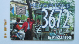 UNE TELECARTE 50 MEMOPHONE - Operadores De Telecom