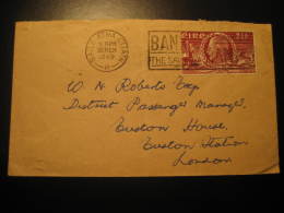 Baile Atha Cliath 1949 To London England GB UK Stamp On Cover Ireland Eire - Lettres & Documents