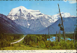 Canada - Postcard  Circulated In 1978 -  Mount Robson,Highest Peak In The Canadian Rockies - 2/scans - Moderne Kaarten