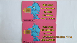 2 TELECARTES FRANCAISE DES JEUX MORPION - Jeux