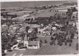 SUISSE,SWITZERLAND,SVIZZERA,HELVETIA,SWISS,VAUD,JURA NORD VAUDOIS,MATHOD,il Y A + 50 Ans,vue Aerienne Deriaz - Mathod