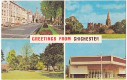 UK, Greetings From CHICHESTER, Unused Postcard [19090] - Chichester