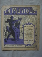 Ancien - Partition LA MUSIQUE N° 60 Dimanche 15 Mars 1914 - J-L