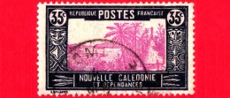 NUOVA CALEDONIA - Usato - 1928 - Case Of Native Chief - 35 - Used Stamps