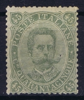 Italy: Sa Nr 46  Mi Nr 51 MH/* Falz/ Charniere  Part Gum  1889 Has A Pinhole - Mint/hinged