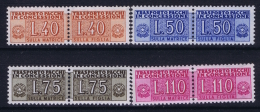Italy: Pacchi In Concessione 1953 Sa 1 - 4   MI Nr 1 - 4  MNH/**/postfrisch/neuf Sans Charniere - Paquetes En Consigna