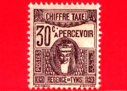 Nuovo - MNH - TUNISIA - 1923 - Segnatasse - Carthaginian Goddess - 30 - Segnatasse