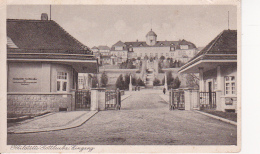 AK Heilstätte Gottleuba  - Eingang - 1935 (25412) - Bad Gottleuba-Berggiesshuebel