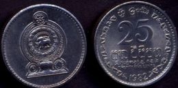 Sri Lanka 25 Cents 1982 AUNC - Sri Lanka
