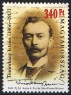 HUNGARY 2016 PEOPLE 150 Years From The Birth Of ISTVAN TOMORKENY - Fine Set MNH - Ongebruikt