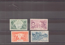 WALLIS ET FUTUNA 1931 N° 66 / 69 * - Nuovi