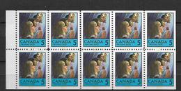 1969 MNH Canada Booklet Mi H-Bl 92 Postfris - Pagine Del Libretto