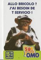 CARTE-CODECARTE-15MN OFFERT-OMO-SINGE-15/05/2003-GRATTE-T BE - Tickets FT