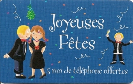 CODECARD-FT-5MN-INTERMARC HE-JOYEUSES FETES-01/06/2004-65100 ExT BE - Billetes FT