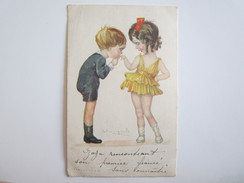 Illustrateur Illustrateur Fantaisie Enfant Le Baiser - Bompard, S.