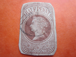 1898 EDIMBURG STAMP HALF PENNY NON DENTELE  Ville De La Côte D'Écosse SCOTLAND - Oblitérés