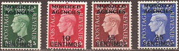 GREAT BRITAIN (MOROCCO AGENCIES)..1937..Michel # 148-151...MNH...MiCV - 7 Euro. - Morocco Agencies / Tangier (...-1958)