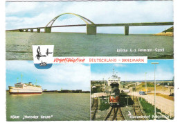 Deutschland - Brücke ü. D. Fehmarn Sund - Fährbahnhof Puttgarden - Fähre Theodor Heuss - Fehmarn