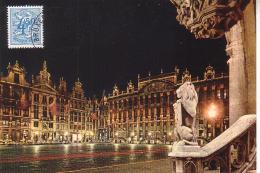 Carte Max 1745 Photo De La Grand Place De Bruxelles - 1971-1980