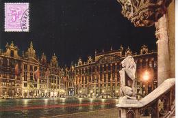 Carte Max 1756 Photo De La Grand Place De Bruxelles - 1971-1980