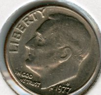 Etats-Unis USA 10 Cents Dime 1977 D KM 195a - 1946-...: Roosevelt