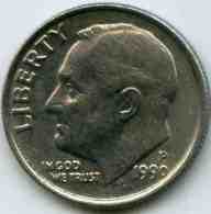 Etats-Unis USA 10 Cents Dime 1990 P KM 195a - 1946-...: Roosevelt