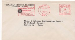 3082  Carta  Toronto Ontario, 1960  Eslogan Publicitario - Cartas & Documentos