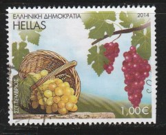 Greece 2014 The Months In Folk Art - September Grapes Used W0434 - Gebraucht