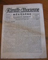 La Famille Alsacienne N°35 Donnerstag Den 26  August 1926 16 Pages 24 X 31 Cm Bilingue  BE - Hobby & Sammeln