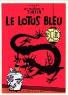 DESSIN DE HERGE TINTIN LE LOTUS BLEU  REF 49434 - Hergé