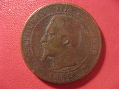 10 Centimes Napoléon III 1855 D Lyon Chien 5451 - 10 Centimes