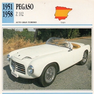 Auto Da Collezione "Pegaso  1951  Z 102"  (Spagna) - Moteurs